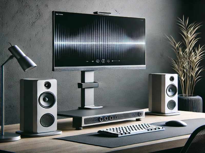 Monitor Stand with Speakers: The best functional sound