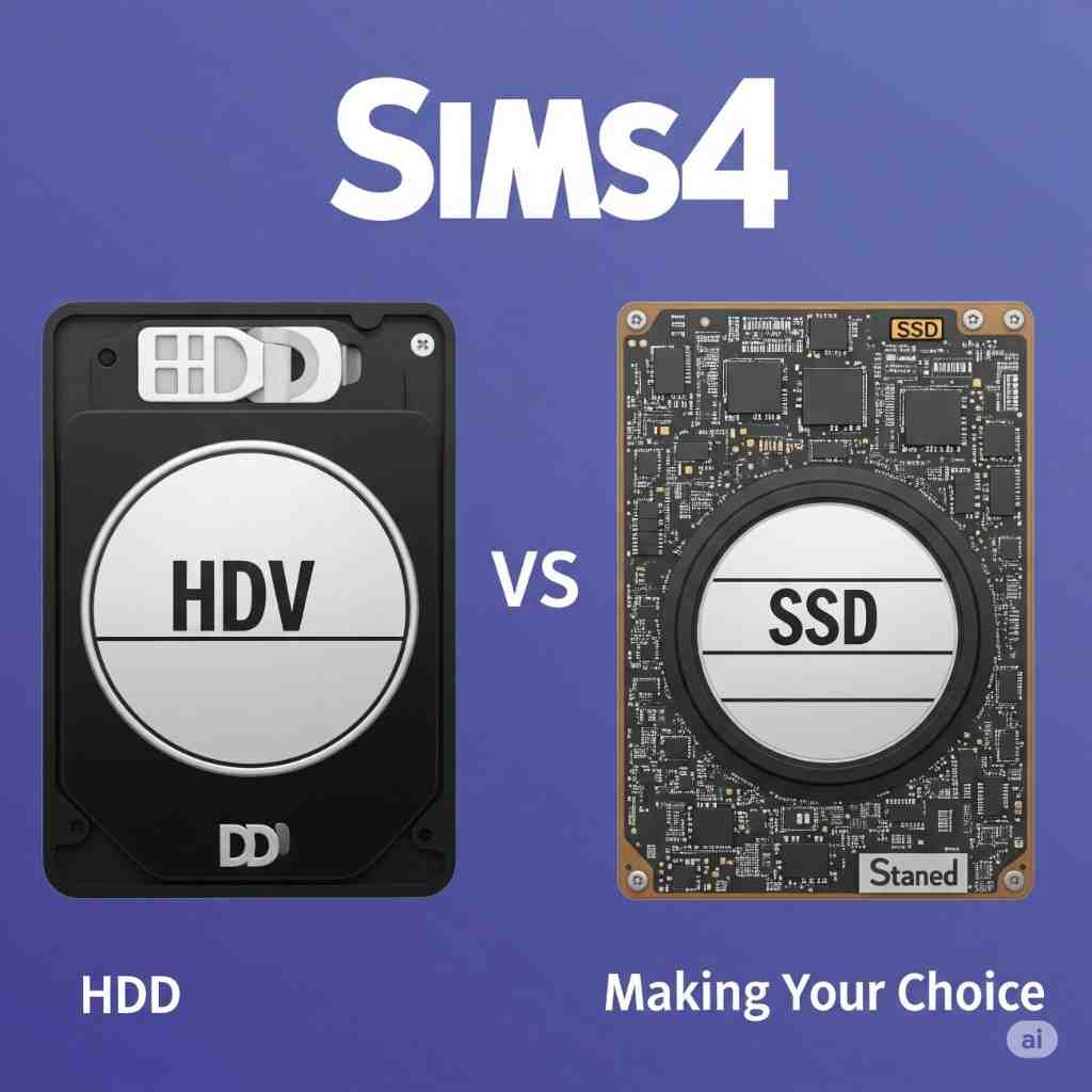HDD vs. SSD for Sims 4: Making Your Choice