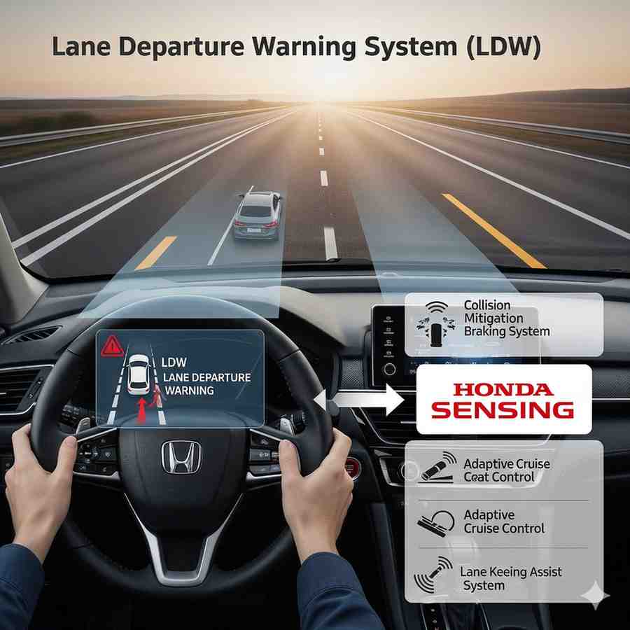 Lane Departure Warning System Honda