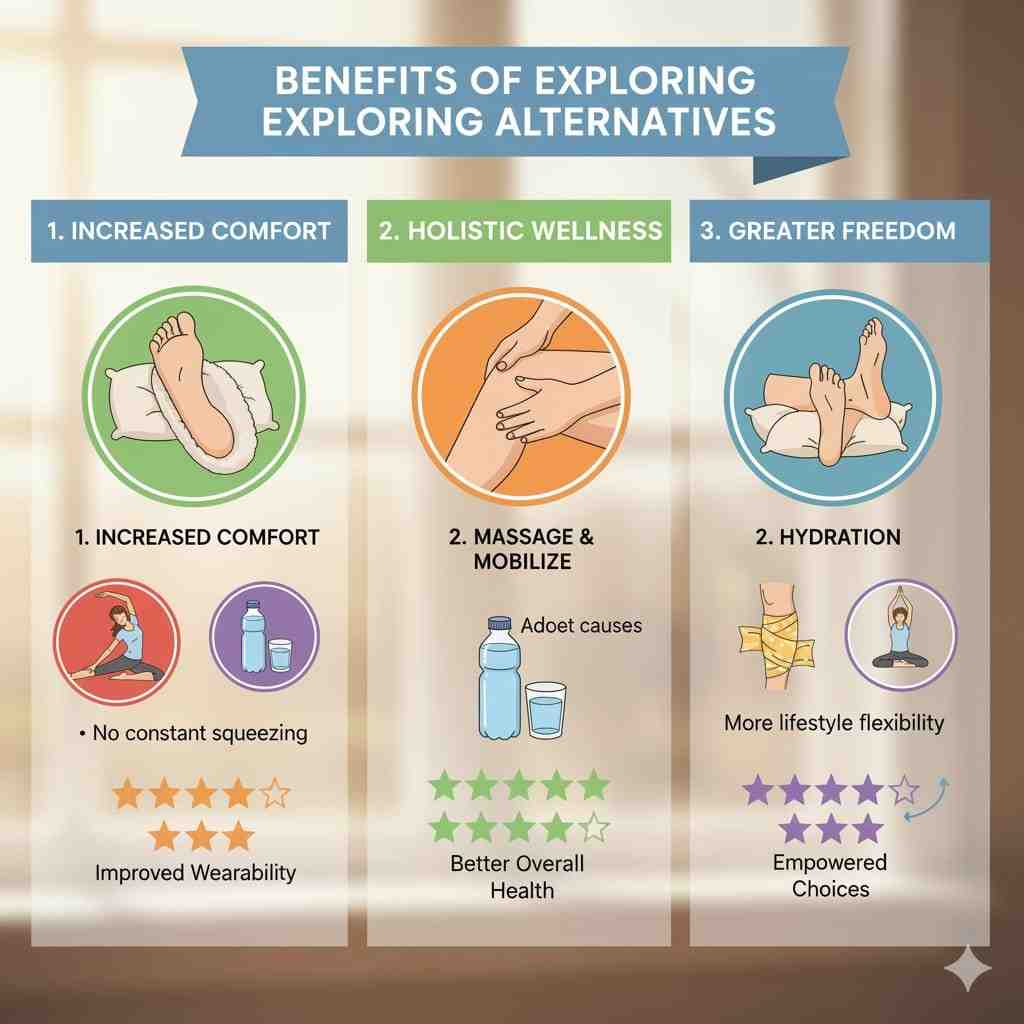 Benefits of Exploring Alternatives to Compression Socks