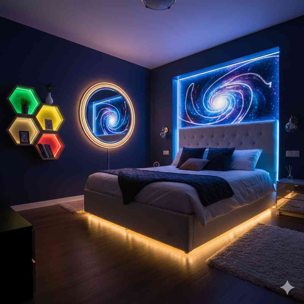 LED rope lights for bedroom