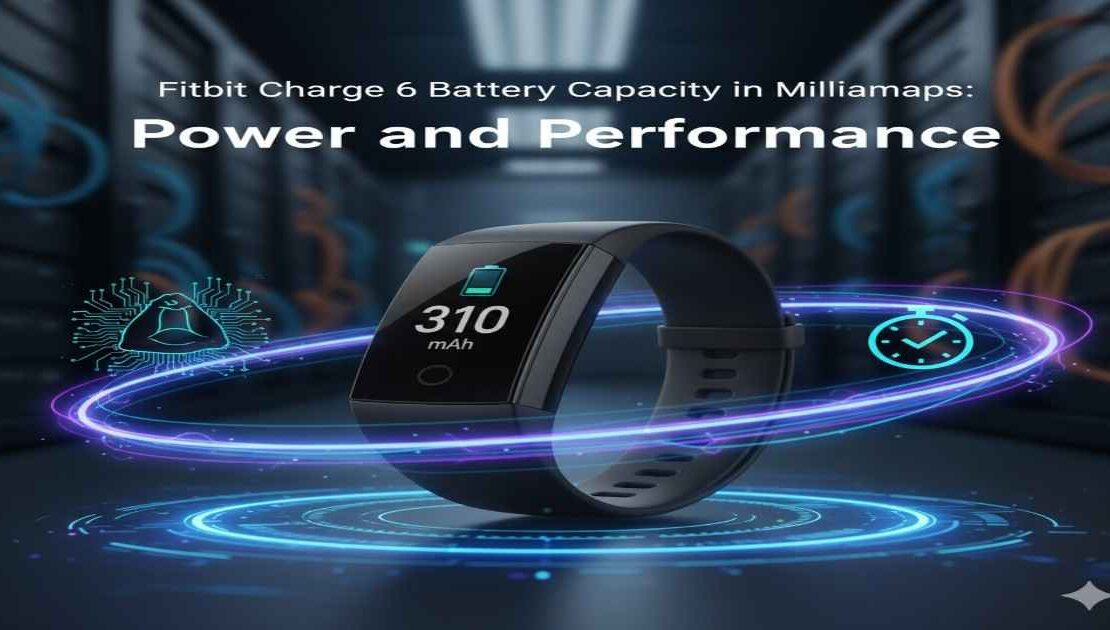 Fitbit Charge 6 Battery Capacity in Milliamps