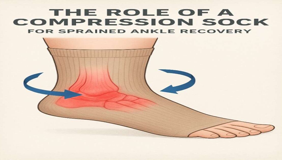 compression sock for sprained ankle