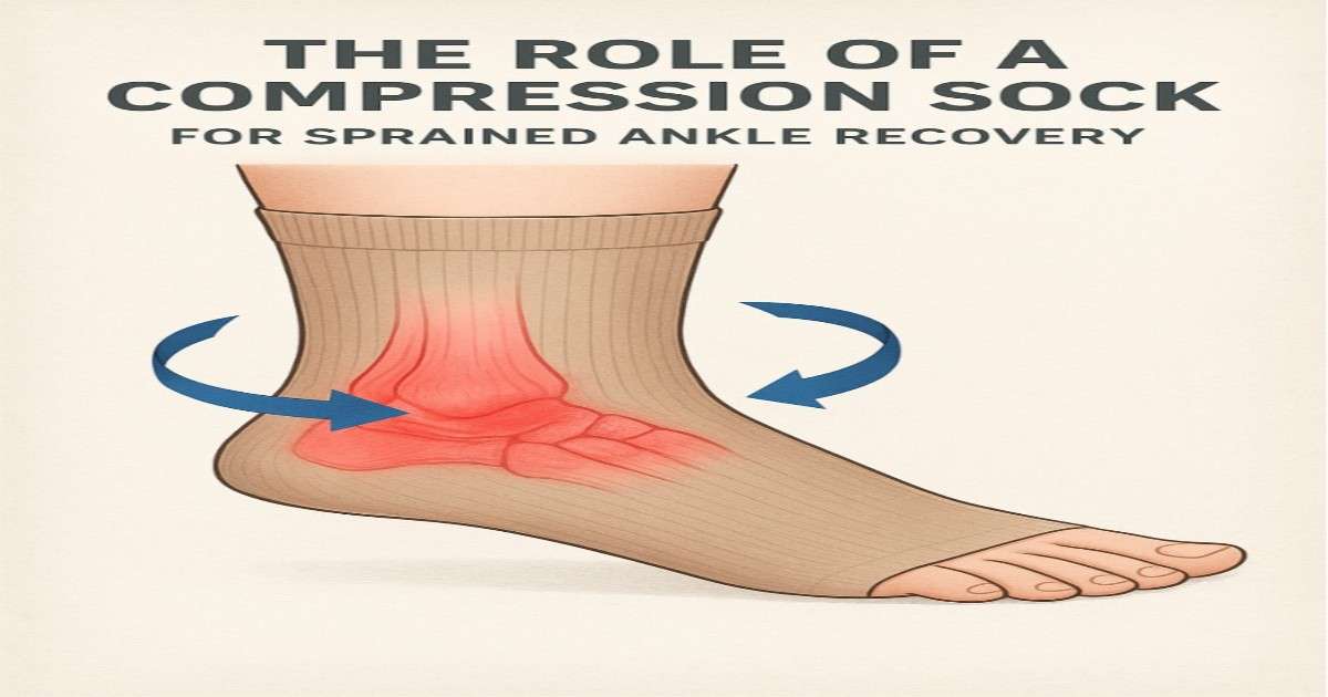 compression sock for sprained ankle