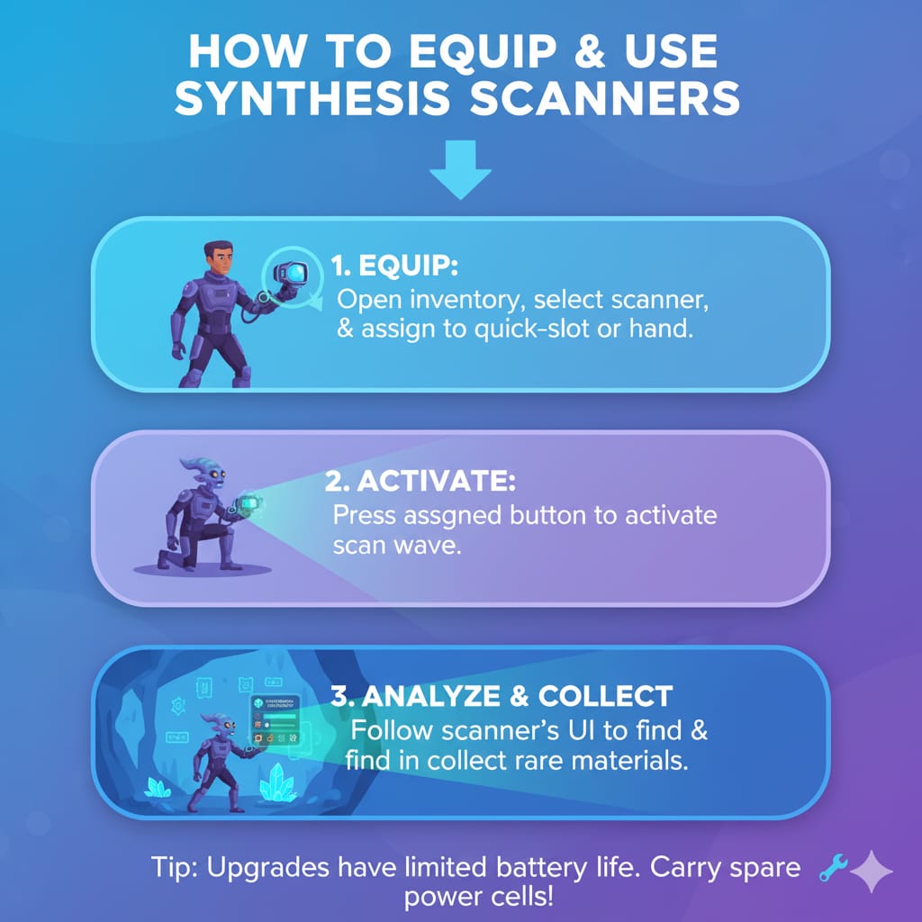 How to Equip and Use Synthesis Scanners