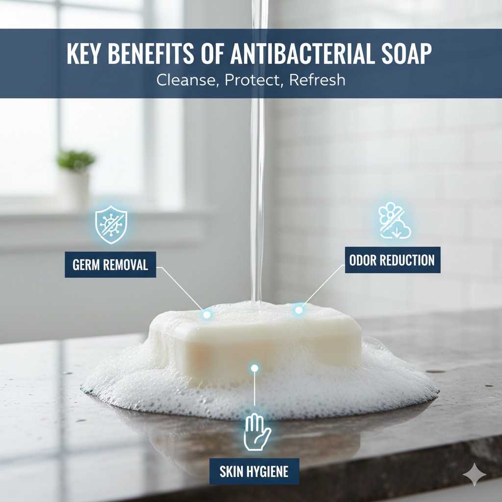Key Benefits of Using a Bar of Antibacterial Soap