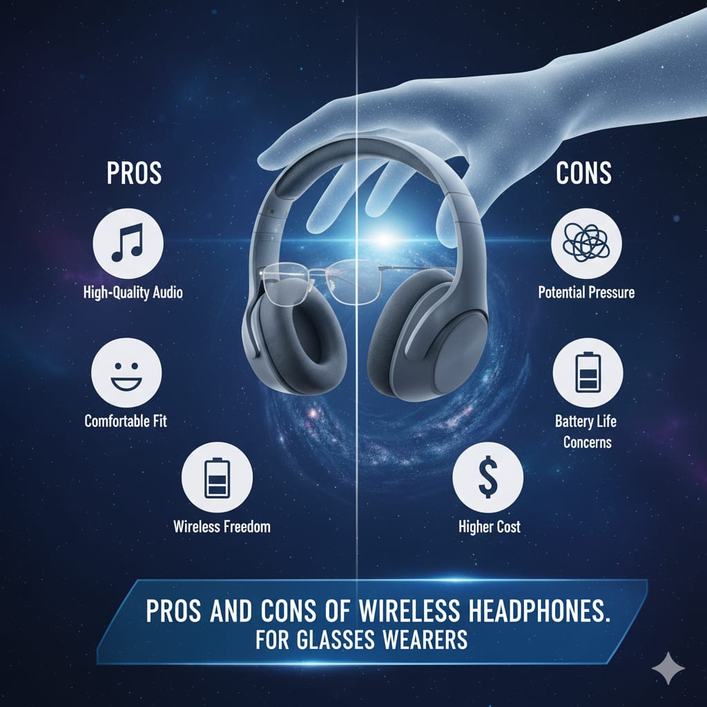 Pros and Cons of Wireless Headphones for Glasses Wearers