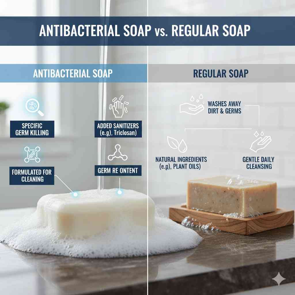 Antibacterial Soap vs. Regular Soap