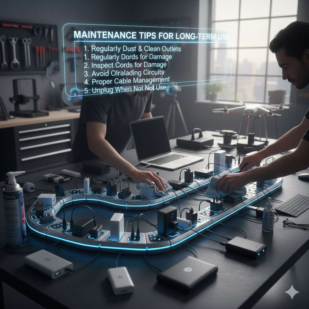 superdana power strip 66 outlets