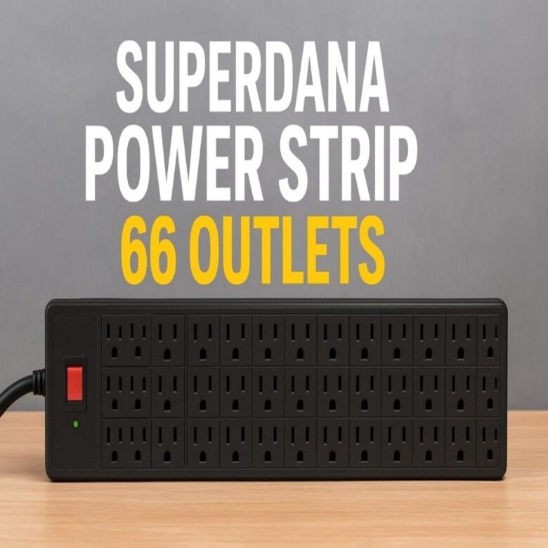 Superdana Power Strip 66 Outlets: The best capacity solution