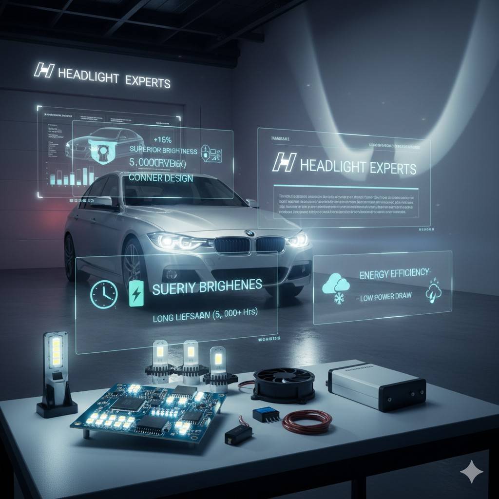 Key Features of Headlight Experts LED Conversion Kits