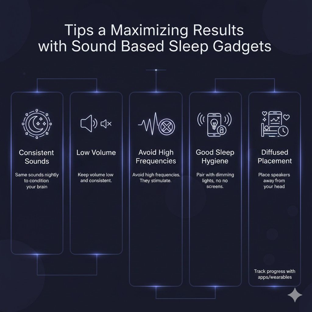 Tips for Maximizing Results with Sound Based Sleep Gadgets