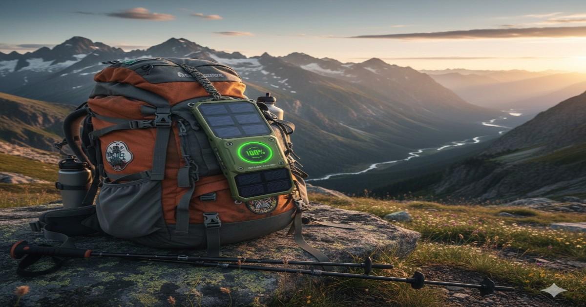 best solar power bank for backpacking