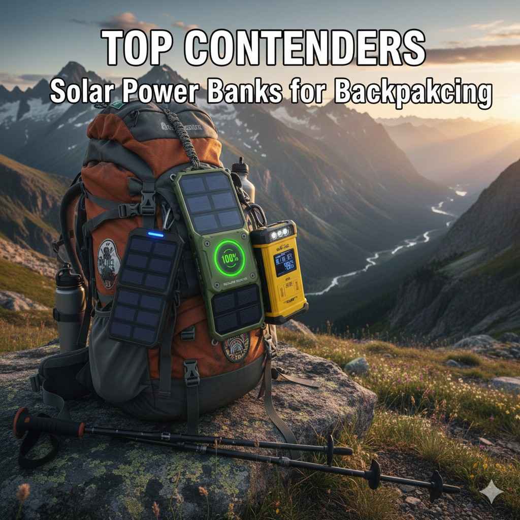 Top Contenders for the Best Solar Power Bank for Backpacking