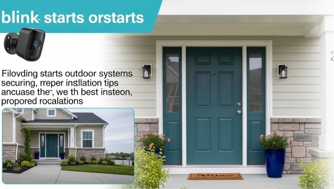 Mounting Blink outdoor camera