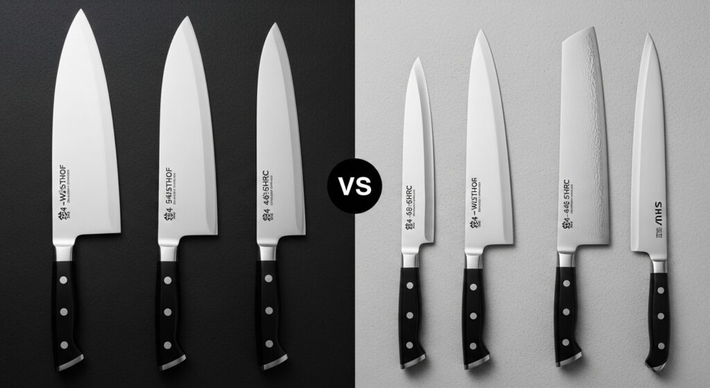 best hardness rating for kitchen knives